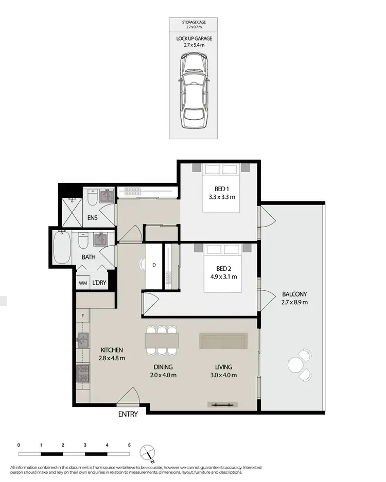 Floorplan of Homely apartment listing, 101/6 Mooltan Avenue, Macquarie Park NSW 2113