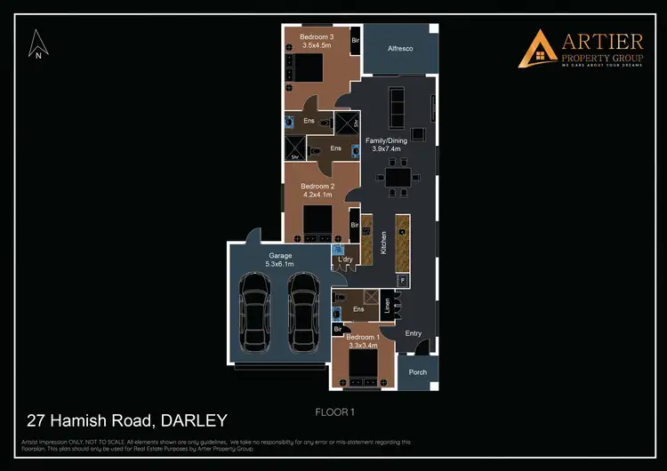 Floorplan of Homely house listing, 27 Hamish Road, Darley VIC 3340