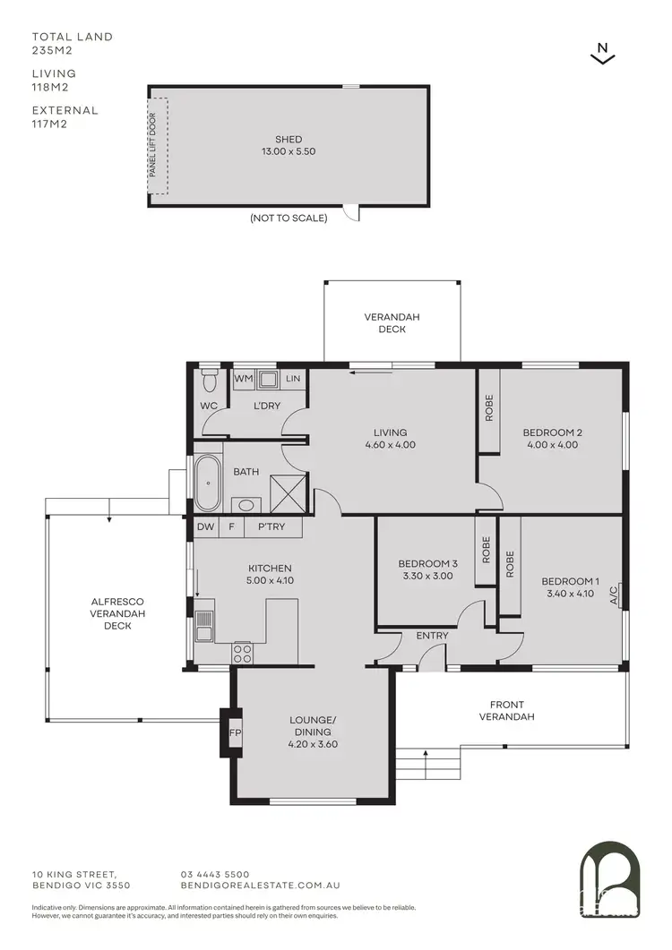 Floorplan of Homely house listing, 46 Race Street, Flora Hill VIC 3550