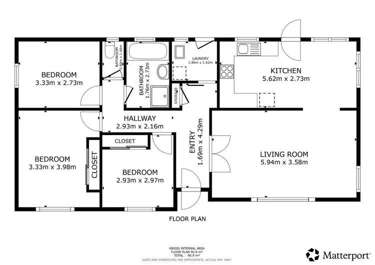 Floorplan of Homely house listing, 21a McLachlan Street, Orange NSW 2800