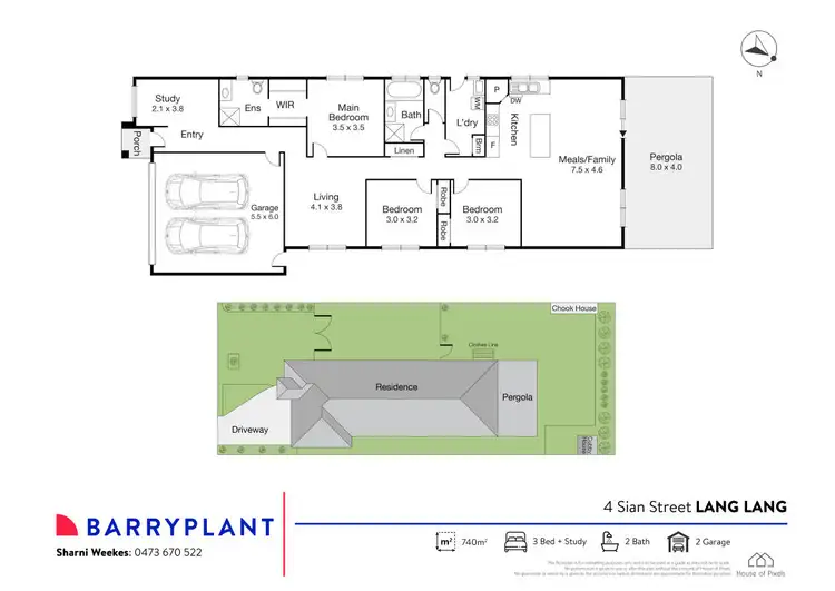Floorplan of Homely house listing, 4 Sian Street, Lang Lang VIC 3984
