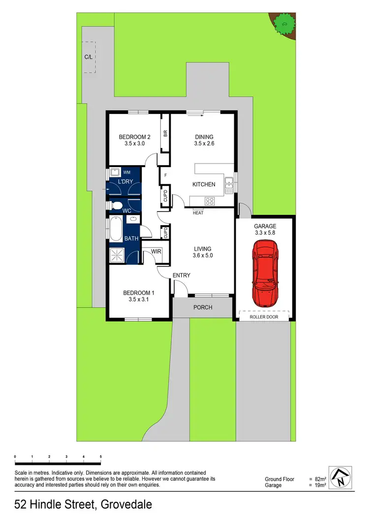 Floorplan of Homely house listing, 52 Hindle Street, Grovedale VIC 3216