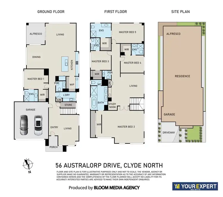 Floorplan of Homely house listing, 56 Australorp Drive, Clyde North VIC 3978