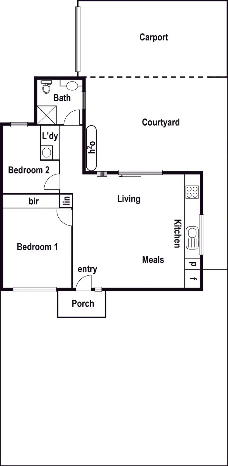 Floorplan of Homely house listing, 1/1 Lawson Street, Reservoir VIC 3073