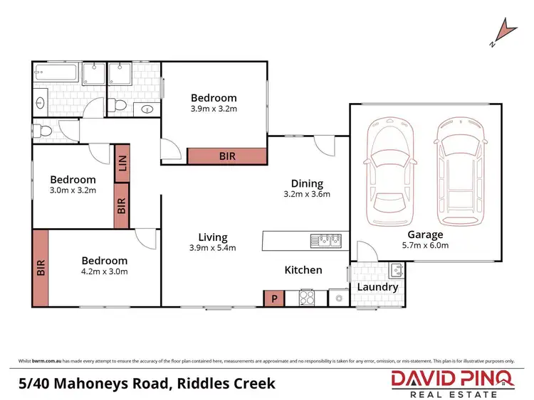 Floorplan of Homely unit listing, 5/40 Mahoneys Road, Riddells Creek VIC 3431
