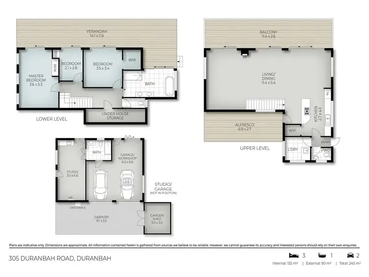 Floorplan of Homely rural property listing, 305 Duranbah Road, Duranbah NSW 2487