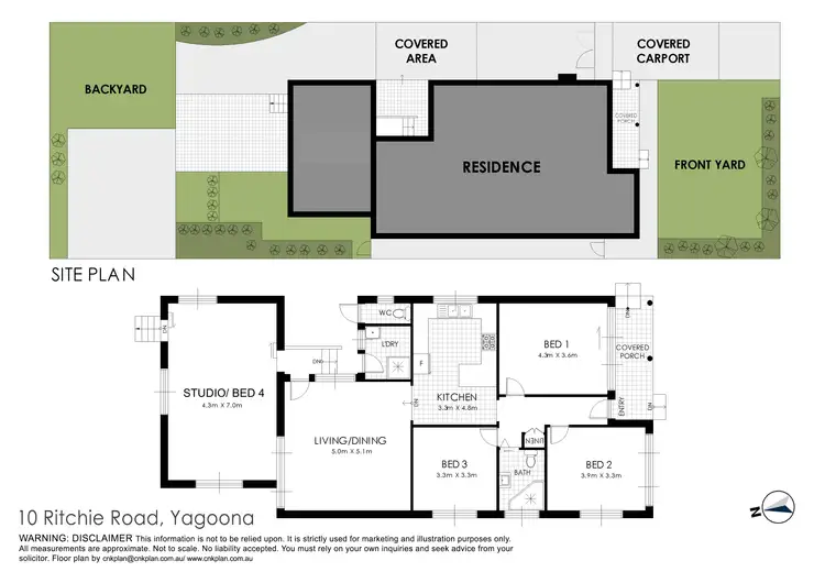 Floorplan of Homely house listing, 10 Ritchie Road, Yagoona NSW 2199