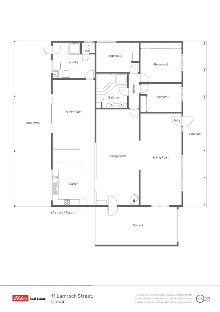 Floorplan of Homely house listing, 11 Lamrock Street, Cobar NSW 2835