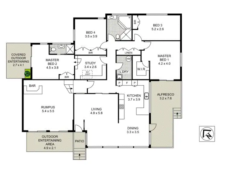Floorplan of Homely house listing, 26 Leysdown Avenue, North Rocks NSW 2151