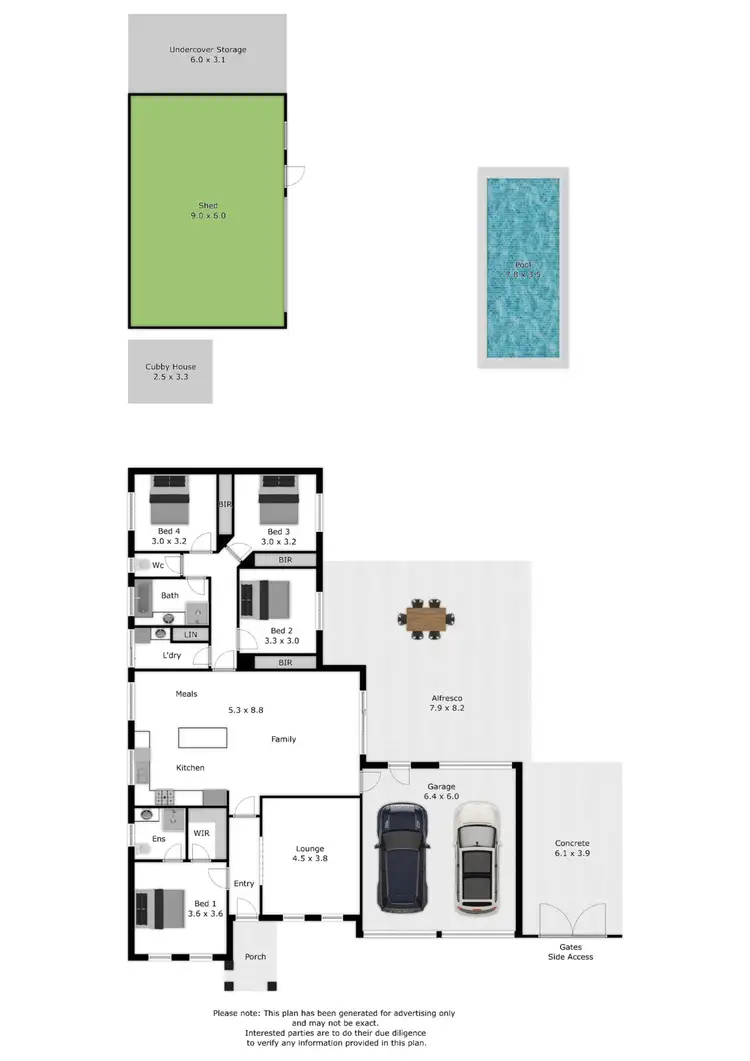 Floorplan of Homely house listing, 11 Pro Hart Drive, Baranduda VIC 3691