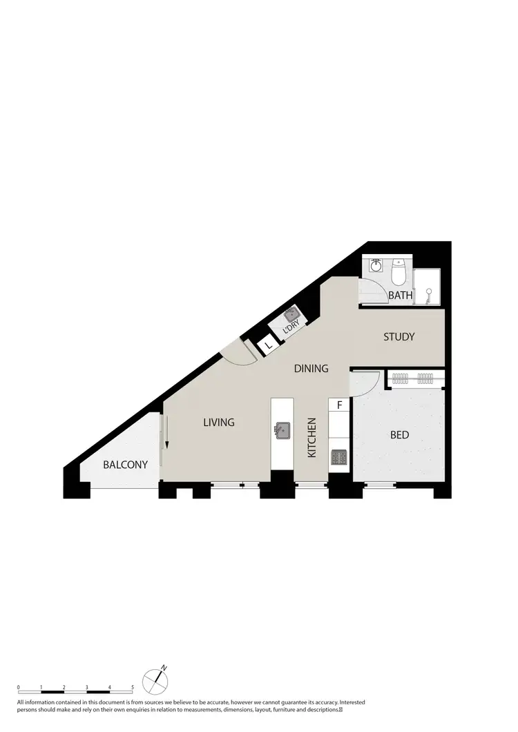 Floorplan of Homely apartment listing, 404W/888 Collins Street, Docklands VIC 3008