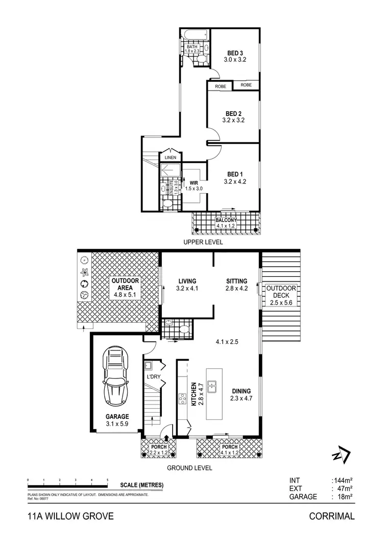 Floorplan of Homely semi-detached listing, 11A Willow Grove, Corrimal NSW 2518