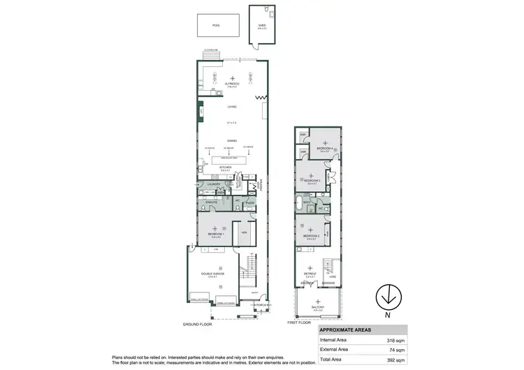 Floorplan of Homely house listing, 55A Vine Street, Prospect SA 5082
