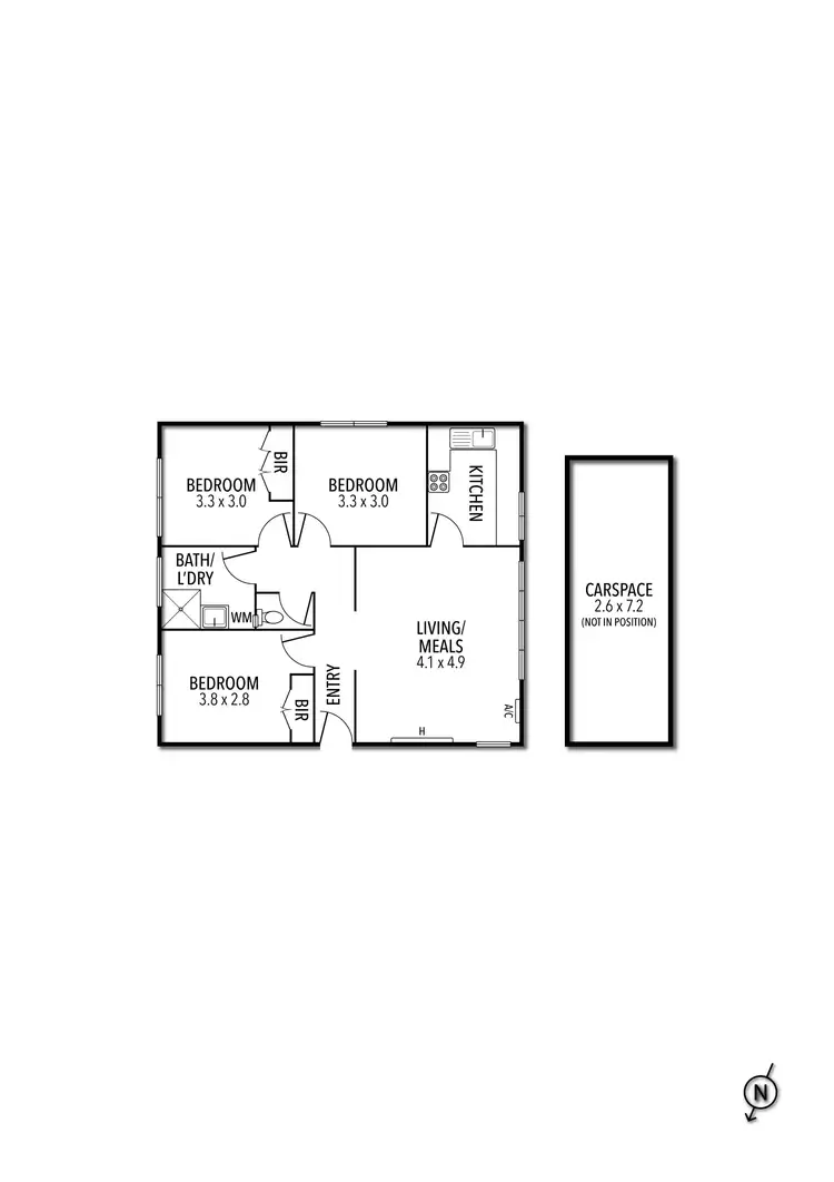Floorplan of Homely apartment listing, 3/7 Clowes Street, South Yarra VIC 3141