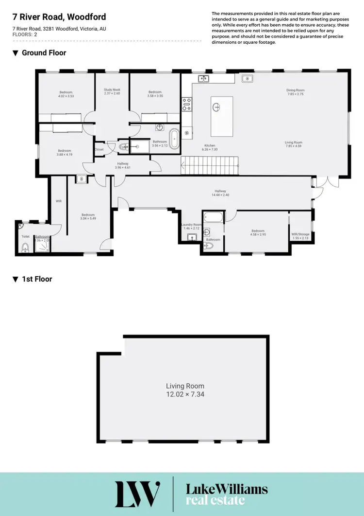 Floorplan of Homely house listing, 7 River Road, Woodford VIC 3281