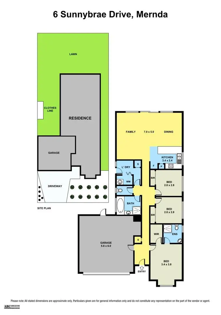Floorplan of Homely house listing, 6 Sunnybrae Drive, Mernda VIC 3754