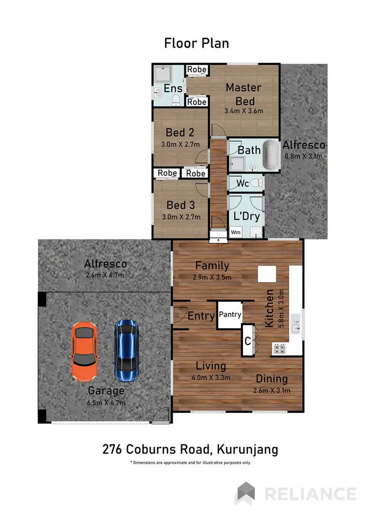 Floorplan of Homely house listing, 276 Coburns Road, Kurunjang VIC 3337