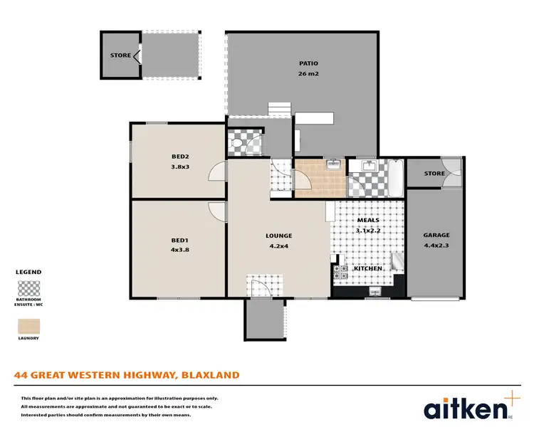 Floorplan of Homely house listing, 44 Great Western Highway, Blaxland NSW 2774