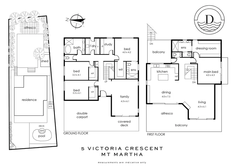 Floorplan of Homely house listing, 5 Victoria Crescent, Mount Martha VIC 3934