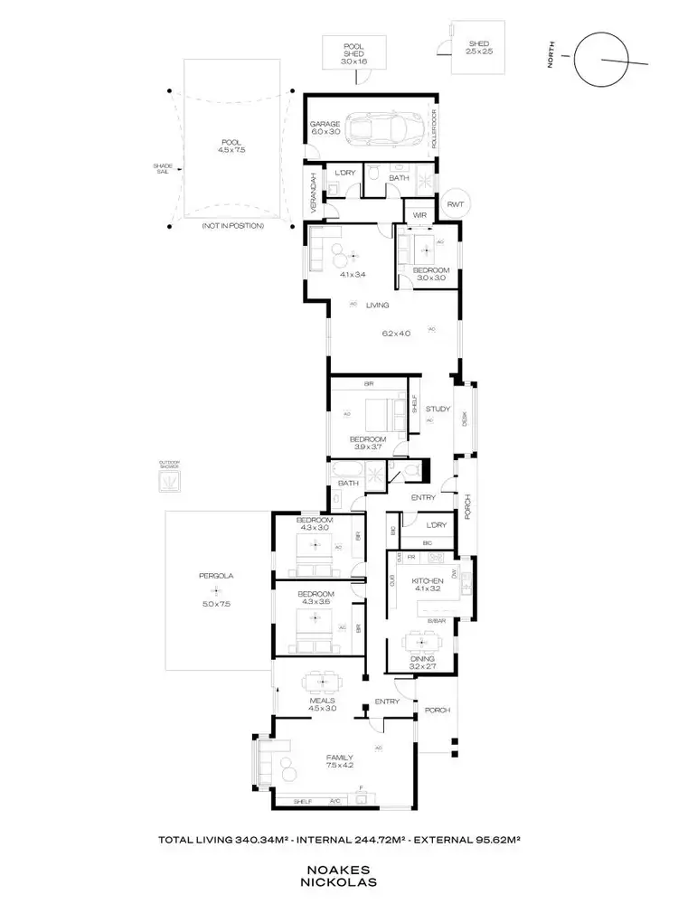 Floorplan of Homely house listing, 47 Clyde Avenue, Lockleys SA 5032