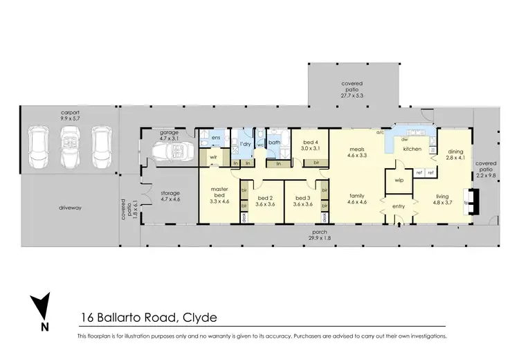 Floorplan of Homely rural property listing, 16 Ballarto Road, Clyde VIC 3978
