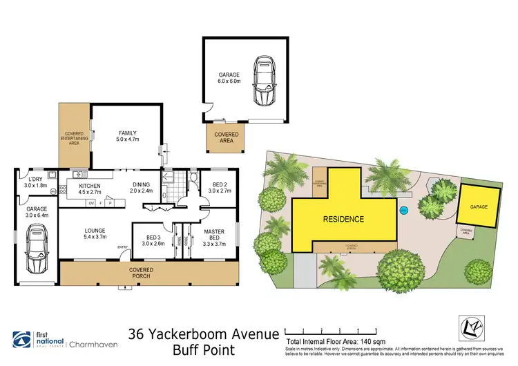 Floorplan of Homely house listing, 36 Yackerboom Avenue, Buff Point NSW 2262