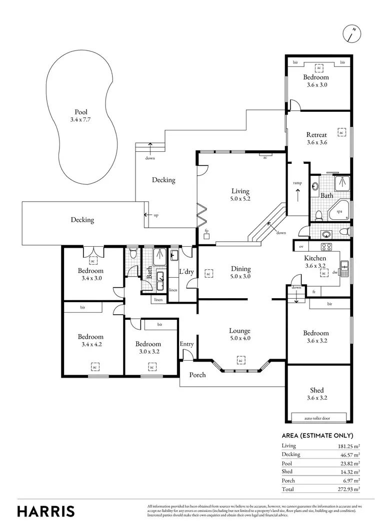 Floorplan of Homely house listing, 19 Tindara Avenue, Windsor Gardens SA 5087