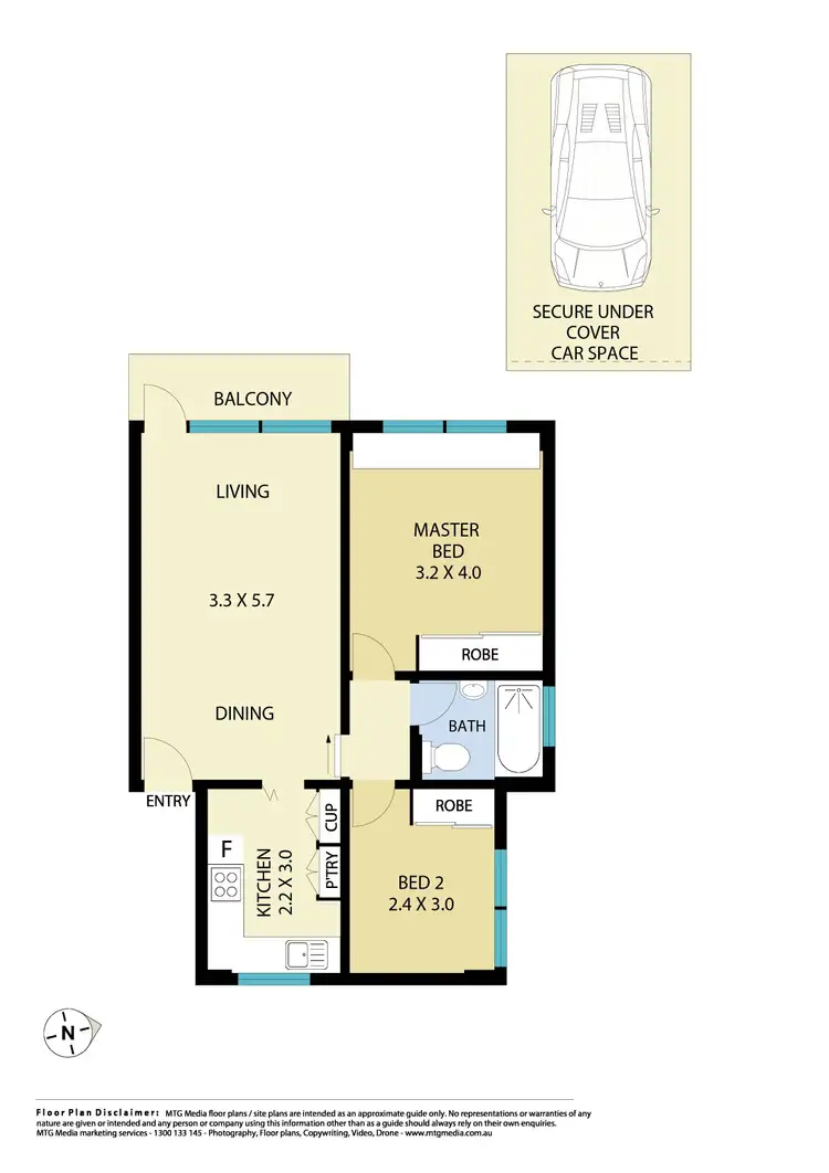 Floorplan of Homely apartment listing, 54/22 Mosman Street, Mosman NSW 2088