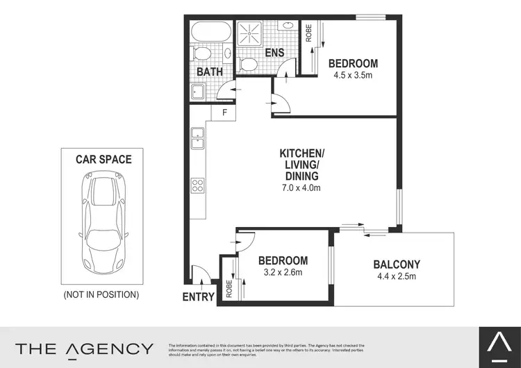 Floorplan of Homely apartment listing, 511/81-86 Courallie Avenue, Homebush West NSW 2140
