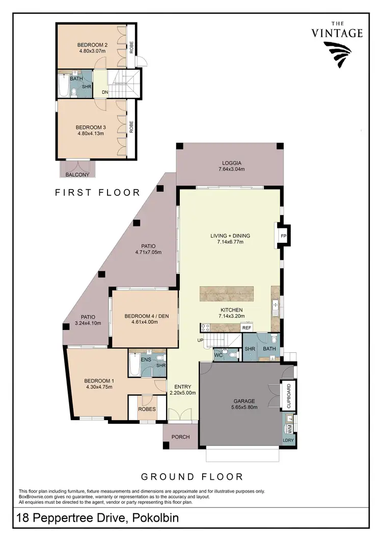 Floorplan of Homely house listing, 18 Peppertree Drive, Pokolbin NSW 2320