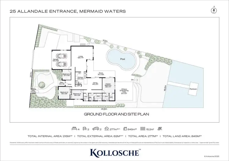 Floorplan of Homely house listing, 25 Allandale Entrance, Mermaid Waters QLD 4218
