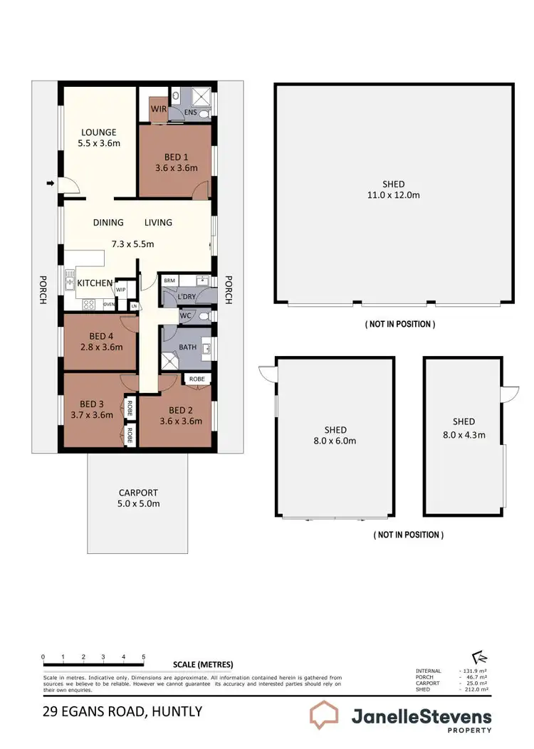 Floorplan of Homely house listing, 29 Egans Road, Huntly VIC 3551