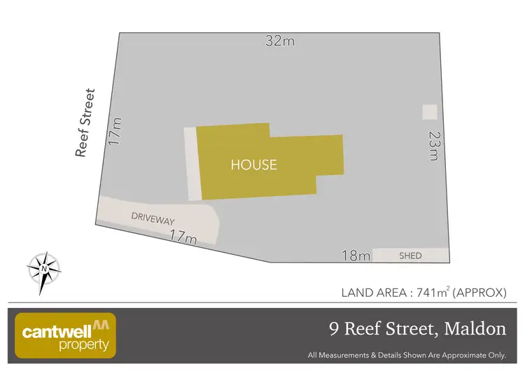 Floorplan of Homely house listing, 9 Reef Street, Maldon VIC 3463