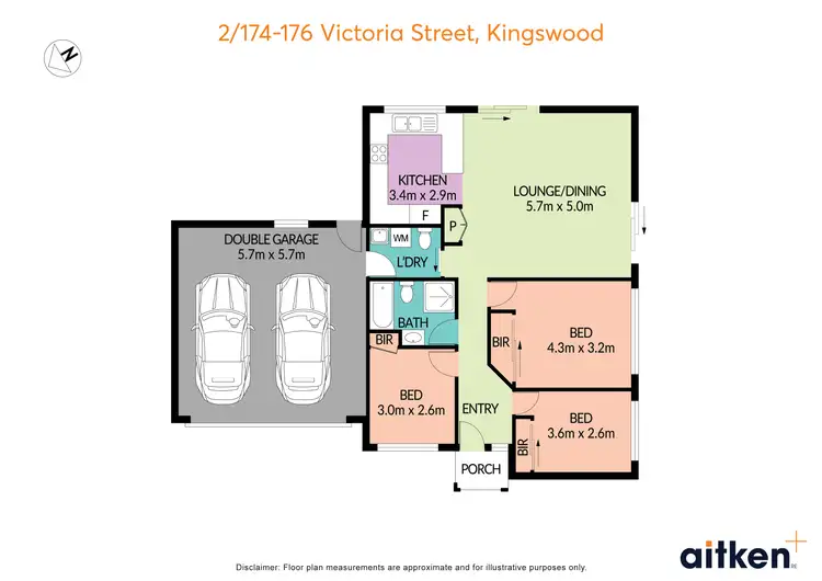 Floorplan of Homely villa listing, 2/174 - 176 Victoria Street, Kingswood NSW 2747