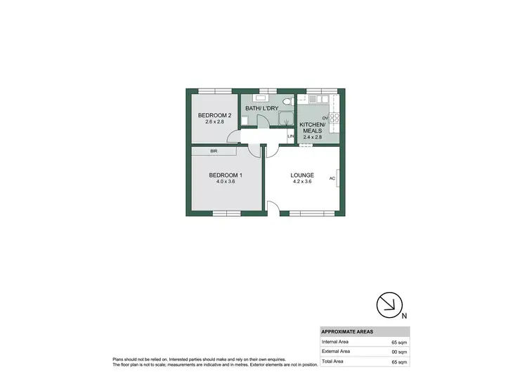 Floorplan of Homely unit listing, 6/421 Anzac Highway, Camden Park SA 5038