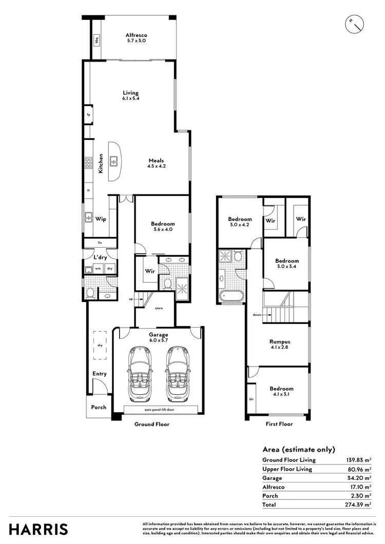 Floorplan of Homely house listing, 17 Yandra Street, Vale Park SA 5081