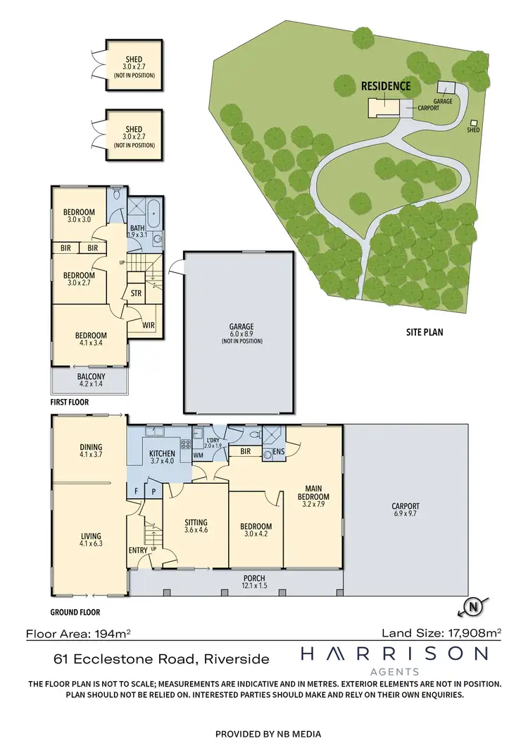 Floorplan of Homely house listing, 61 Ecclestone Road, Riverside TAS 7250