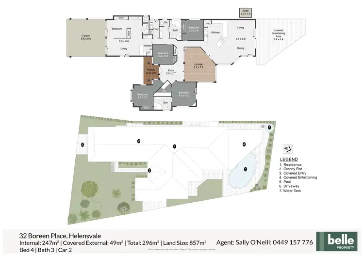 Floorplan of Homely house listing, 32 Boreen Court, Helensvale QLD 4212