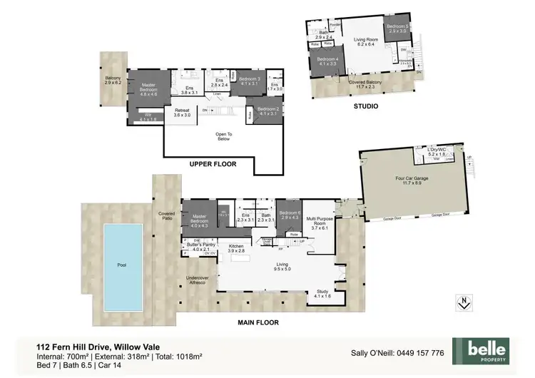 Floorplan of Homely house listing, 112 Fern Hill Drive, Willow Vale QLD 4209