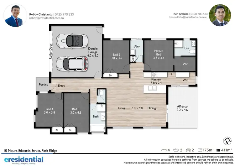 Floorplan of Homely house listing, 10 Mount Edwards Street, Park Ridge QLD 4125