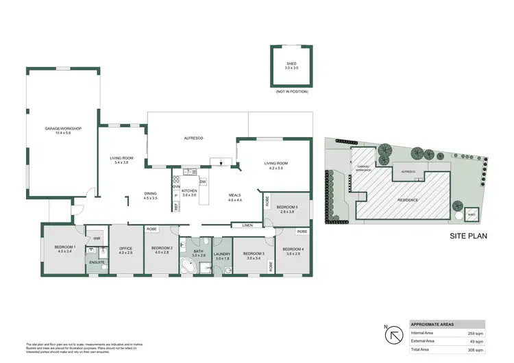 Floorplan of Homely house listing, 2 Primula Close, Woongarrah NSW 2259