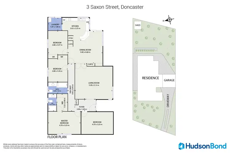 Floorplan of Homely house listing, 3 Saxon, Doncaster VIC 3108