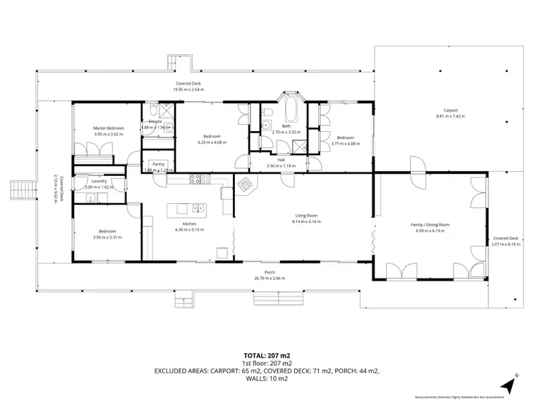Floorplan of Homely house listing, 464 Two Hills Road, Glenburn VIC 3717