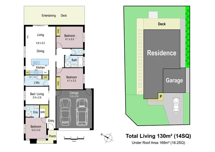 Floorplan of Homely house listing, 2 Palm Square, Drouin VIC 3818