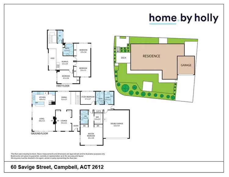 Floorplan of Homely house listing, 60 Savige Street, Campbell ACT 2612