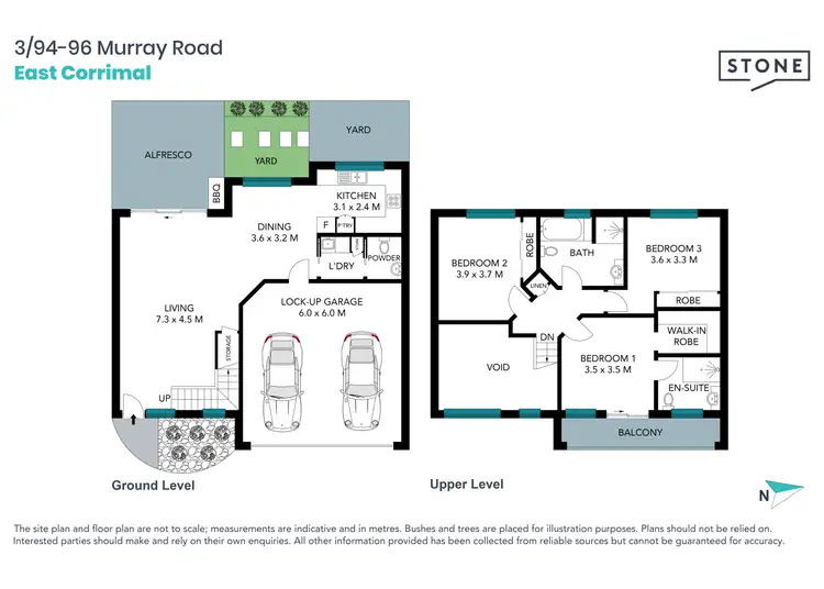 Floorplan of Homely townhouse listing, 3/94-96 Murray Road, East Corrimal NSW 2518