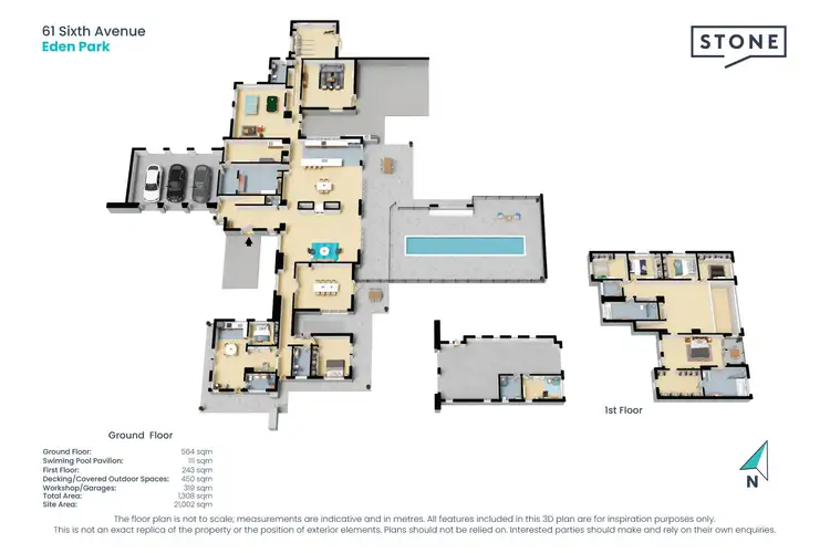 Floorplan of Homely house listing, 61 Sixth Avenue, Eden Park VIC 3757