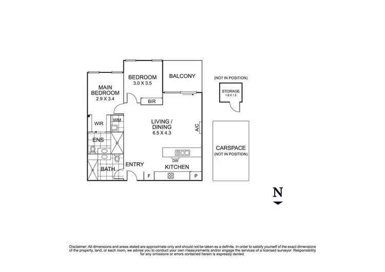 Floorplan of Homely apartment listing, 12/148 Mitcham Road, Donvale VIC 3111