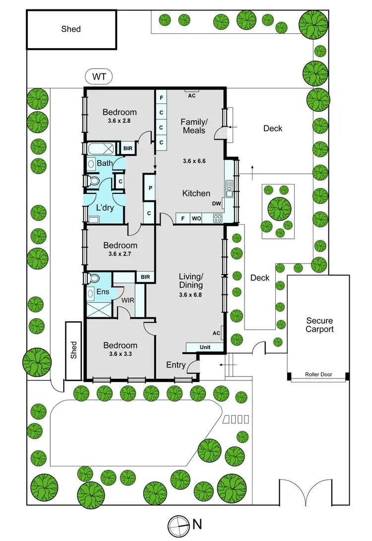 Floorplan of Homely house listing, 45A Montclair Avenue, Brighton VIC 3186