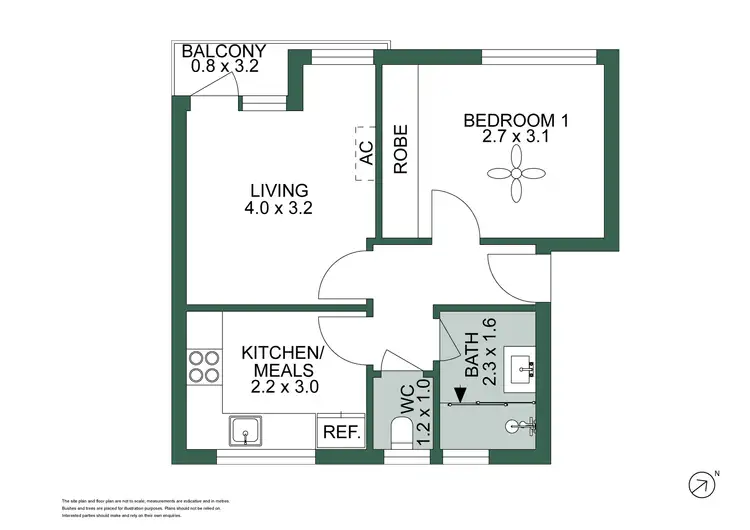Floorplan of Homely apartment listing, 9/14 Deakin Street, St Kilda West VIC 3182